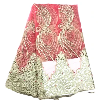 African French Lace Fabric pearls French Net Lace Fabric With Beads Embroidered net fabric For Wedding
African French Lace Fabric pearls French Net Lace Fabric With Beads Embroidered net fabric For Wedding