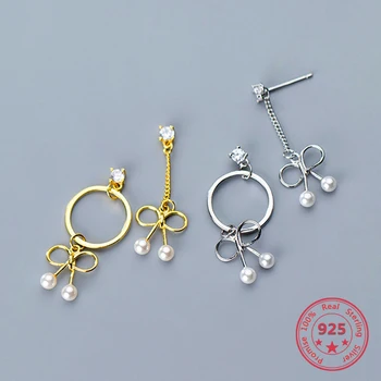 925 Silver Fashion Chic Bowknot Pearl Dangle Earrings Designer Earrings for Women Luxury
925 Silver Fashion Chic Bowknot Pearl Dangle Earrings Designer Earrings for Women Luxury