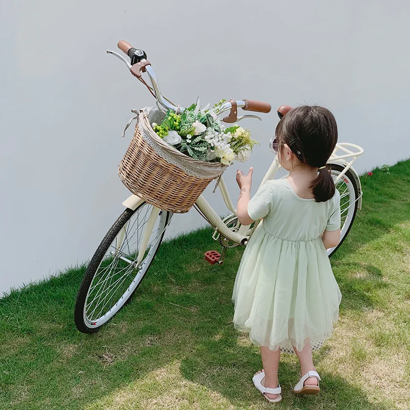 Summer cotton knitted mesh dresses for baby girls cute all-match pleated dress 1-6Y
Summer cotton knitted mesh dresses for baby girls cute all-match pleated dress 1-6Y