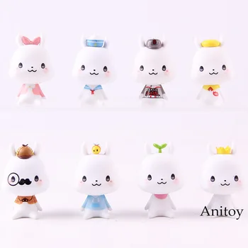 Song Song with Closet Kawaii Bunny Dolls White Rabbit Figurines Action Figure Collectible Model Toy 8pcs/set
Song Song with Closet Kawaii Bunny Dolls White Rabbit Figurines Action Figure Collectible Model Toy 8pcs/set