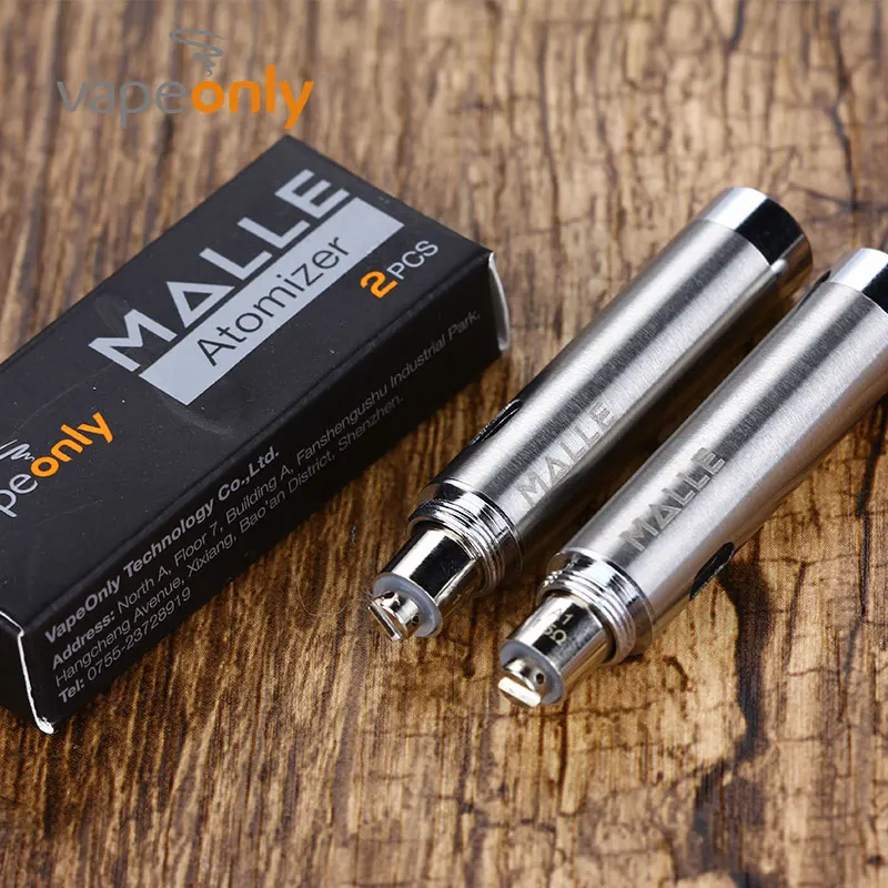 2Pcs Original VapeOnly Malle Atomizer 1ml Tank1.5ohm Coil Electronic Cigarette Atomizer Tank for Malle Battery/Malle PCC
2Pcs Original VapeOnly Malle Atomizer 1ml Tank1.5ohm Coil Electronic Cigarette Atomizer Tank for Malle Battery/Malle PCC