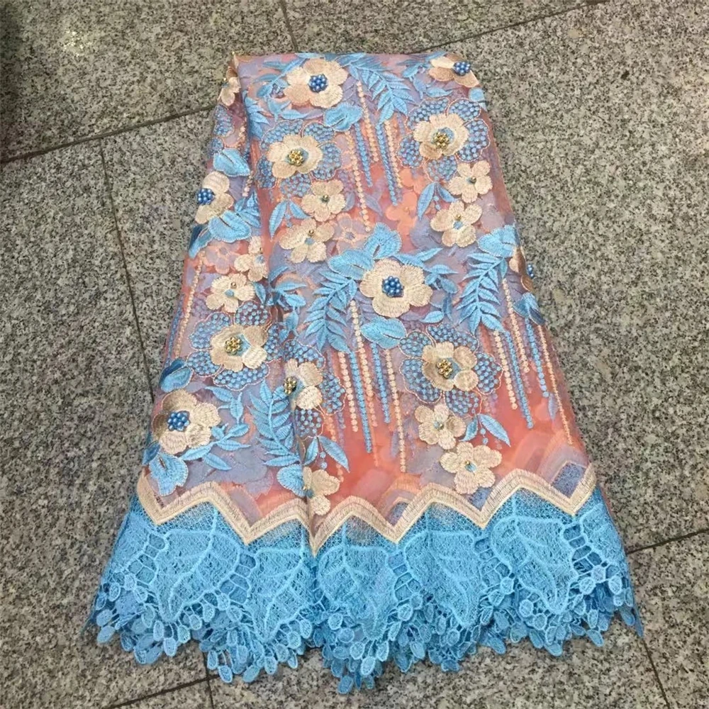3d Lace Fabric With Beads Sewing Material 5yard African Lace Fabric 2018 High Quality 3d Flower Fabric With Beads HJ46-2
3d Lace Fabric With Beads Sewing Material 5yard African Lace Fabric 2018 High Quality 3d Flower Fabric With Beads HJ46-2