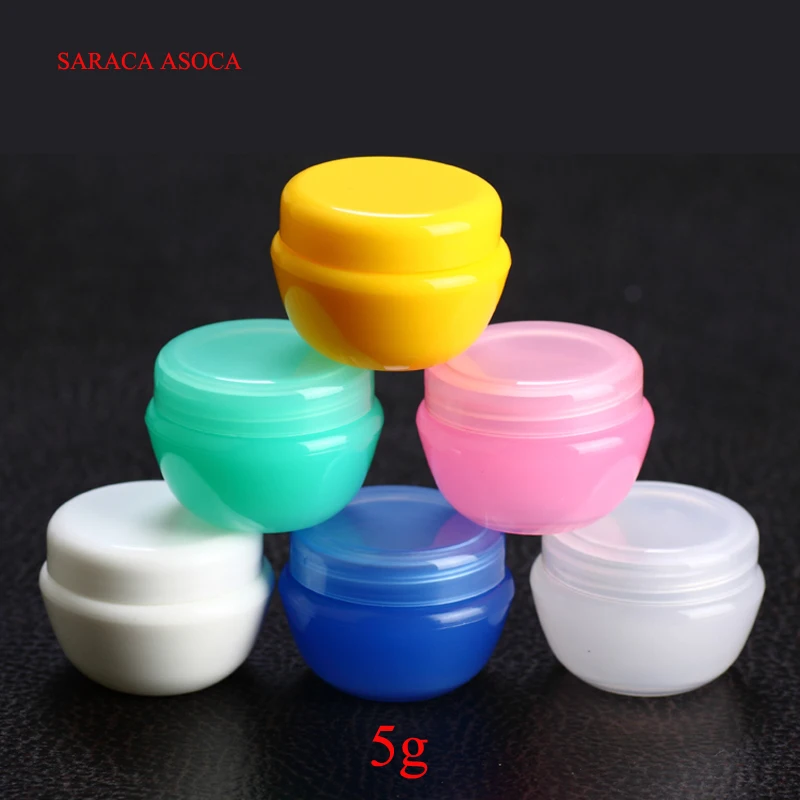 100pcs/lot Retail and Wholesale 5g White Refillable Bottles Empty Plastic PP Cream Container DIY Cream Bottle 6 Color
100pcs/lot Retail and Wholesale 5g White Refillable Bottles Empty Plastic PP Cream Container DIY Cream Bottle 6 Color