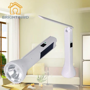 LED Rechargeable Portable Table Desk Lamp 2W Solar Powerful Flashlight Dual Use Charge with Solar
LED Rechargeable Portable Table Desk Lamp 2W Solar Powerful Flashlight Dual Use Charge with Solar