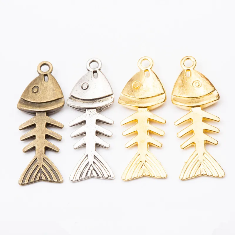 RONGQING 20Pcs/lot 35x12x3mm Cartoon Fish Bone Pendant DIY Handmade Alloy Accessories
RONGQING 20Pcs/lot 35x12x3mm Cartoon Fish Bone Pendant DIY Handmade Alloy Accessories