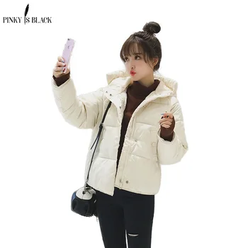 PinkyIsBlack 2018 Spring Autumn Warm Winter Jacket Women New Fashion Women's Solid Color Cotton Spring Women's Parka Hooded Coat
PinkyIsBlack 2018 Spring Autumn Warm Winter Jacket Women New Fashion Women's Solid Color Cotton Spring Women's Parka Hooded Coat