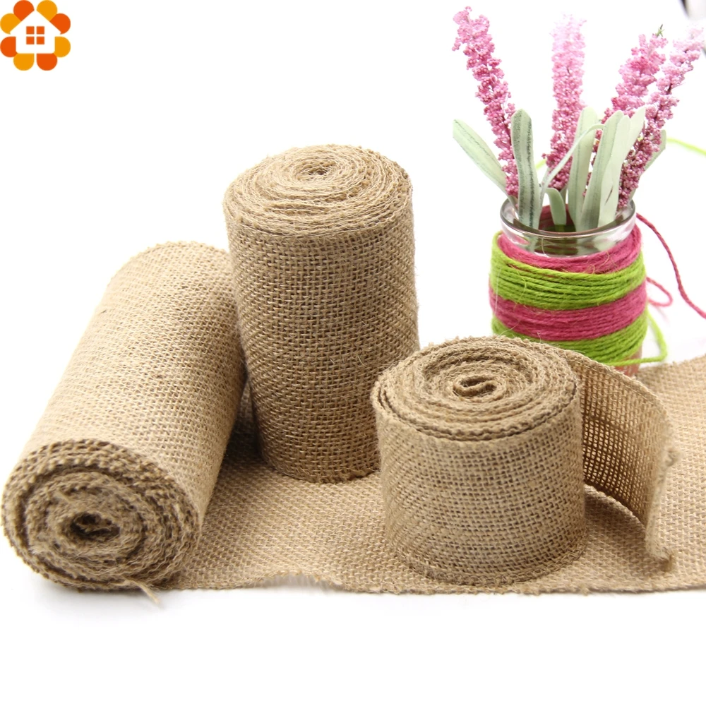 3M/Lot Jute Burlap Rolls Hessian Ribbon Lace Rustic Vintage DIY Ornament Burlap Home Decor Birthday/Wedding Party Decoration
3M/Lot Jute Burlap Rolls Hessian Ribbon Lace Rustic Vintage DIY Ornament Burlap Home Decor Birthday/Wedding Party Decoration