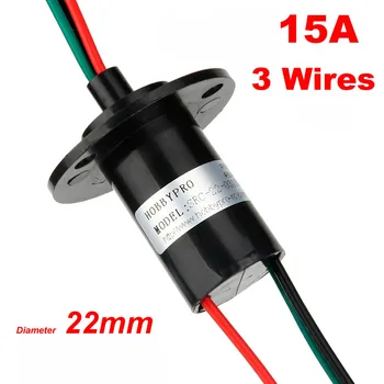 Wind Turbine Power Engine DIY Rotary 500RPM Slip Ring 3 Wires 15A Diameter 22mm Sliprings Connector For Stage Light/Turntable
Wind Turbine Power Engine DIY Rotary 500RPM Slip Ring 3 Wires 15A Diameter 22mm Sliprings Connector For Stage Light/Turntable