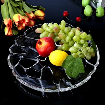 European crystal clear glass large fruit bowl creative living room round snack plate cake plate ZP3161953
European crystal clear glass large fruit bowl creative living room round snack plate cake plate ZP3161953