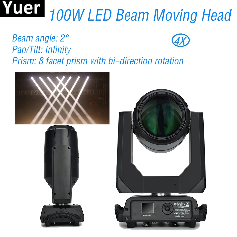 4Pcs/Lot 100W LED Beam Moving Head Light DMX512 Control Lamp Light Music Color Sound Party Disco DJ Lights Stage Moving Head
4Pcs/Lot 100W LED Beam Moving Head Light DMX512 Control Lamp Light Music Color Sound Party Disco DJ Lights Stage Moving Head