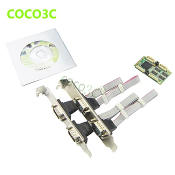 Mini PCIe 4 Serial ports Controller card mini PCI-e to DB9 RS232 adapter mini PCI-E COM Card XR17V354
Mini PCIe 4 Serial ports Controller card mini PCI-e to DB9 RS232 adapter mini PCI-E COM Card XR17V354