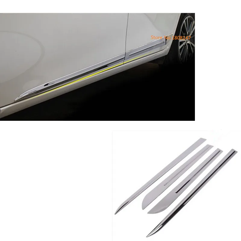 car body styling stainless steel Side Door Body trim stick Strip lamp panel Molding 4pcs For Toyota Corolla Altis 2017 2018 2019
car body styling stainless steel Side Door Body trim stick Strip lamp panel Molding 4pcs For Toyota Corolla Altis 2017 2018 2019