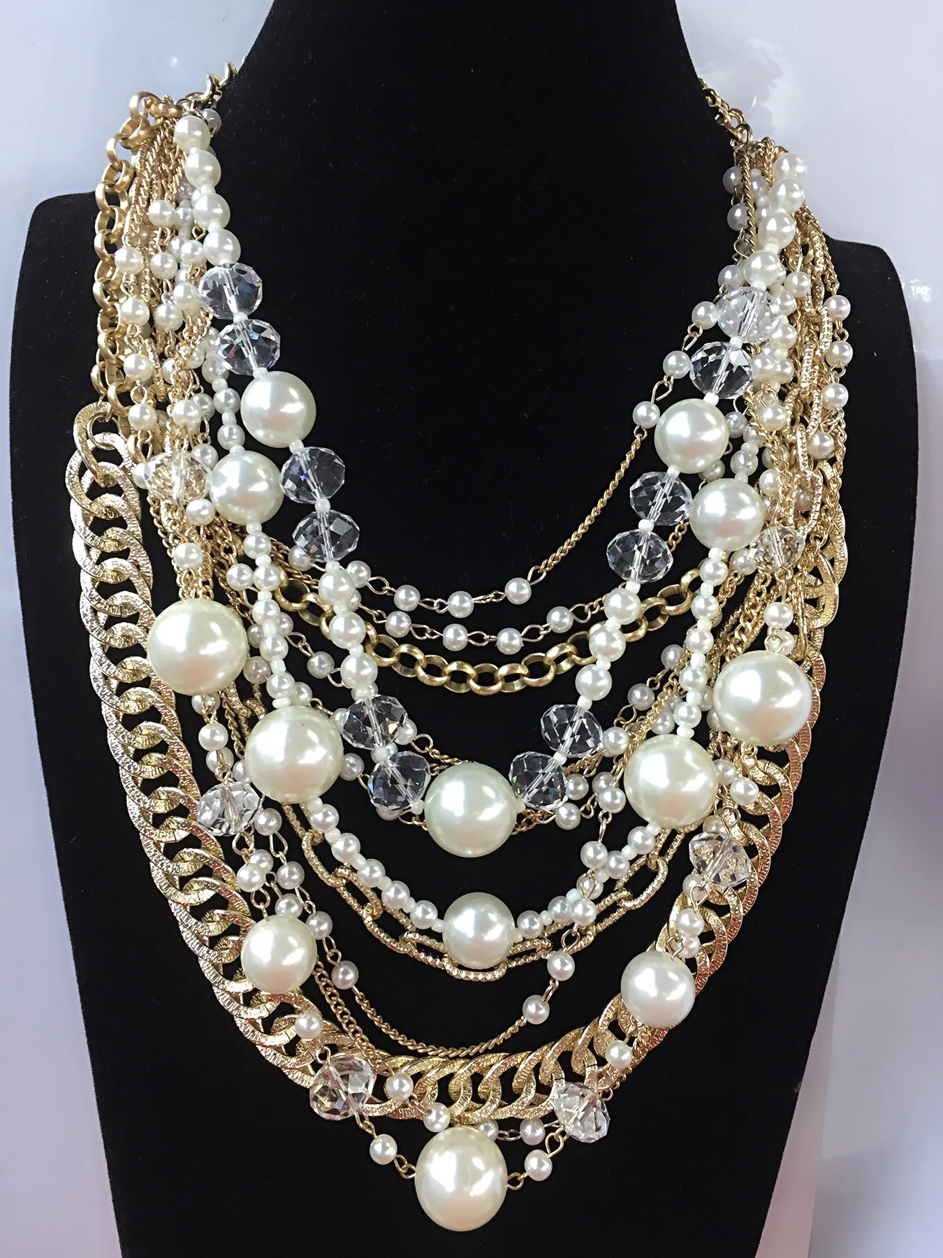 2018 Trend Fashion Pearl Necklace Costume Imitation Pearl Chain Fashion Pendant Choker Statement Necklaces Women
2018 Trend Fashion Pearl Necklace Costume Imitation Pearl Chain Fashion Pendant Choker Statement Necklaces Women
