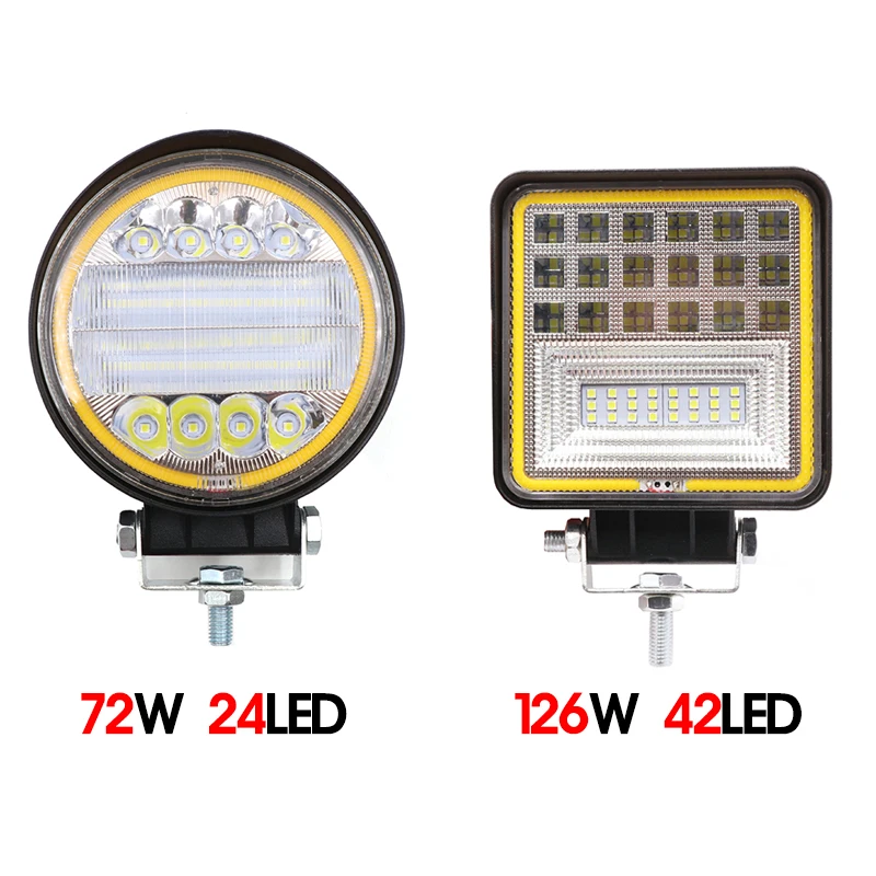 4 inch 72W 126W 6000K LED Work Light Bar Super Bright Outdoor Driving Spot Light For Jeep ATV UAZ SUV 4WD 4x4 Truck
4 inch 72W 126W 6000K LED Work Light Bar Super Bright Outdoor Driving Spot Light For Jeep ATV UAZ SUV 4WD 4x4 Truck