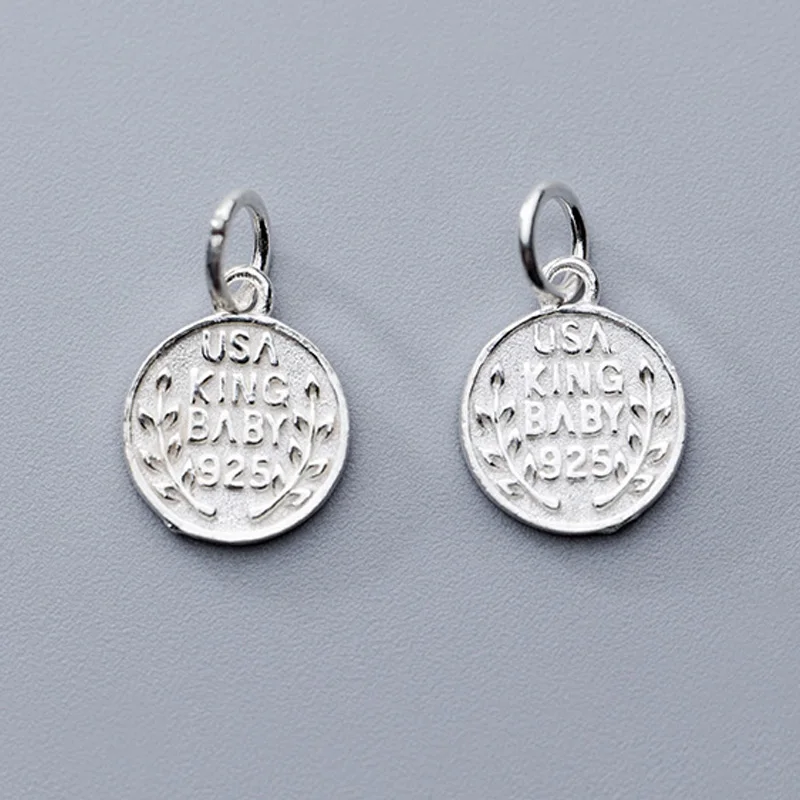 12MM Popular USA Alphabet Small Medallion Charms 925 Sterling Silver Dangle Pendants For Baby DIY Fancy Jewelry Making Findings
12MM Popular USA Alphabet Small Medallion Charms 925 Sterling Silver Dangle Pendants For Baby DIY Fancy Jewelry Making Findings