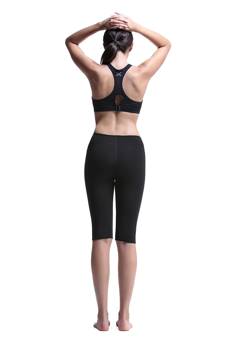 Meisou Women Slimming Pants Hot Thermo Neoprene Sweat Sauna Body Shapers Fitness Stretch Control Panties Burne Waist Slim Pants (3)