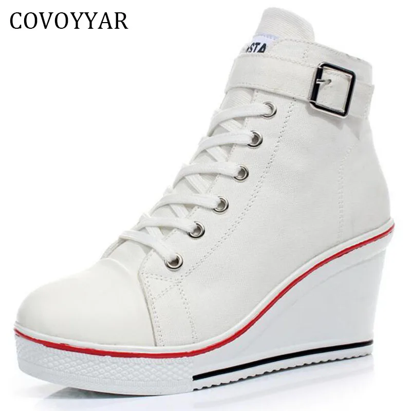 2019 Spring Autumn Wedges High Top Women Canvas Shoes Comfort Lace Up Platform Shoes Buckle Lady Pumps Sizes 35-43 WSN123
2019 Spring Autumn Wedges High Top Women Canvas Shoes Comfort Lace Up Platform Shoes Buckle Lady Pumps Sizes 35-43 WSN123