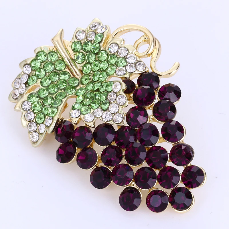 THRWELL Graps Brooch For Women Fruit Shape Cute Jewelry 4.9*3.5cm Dark Purple Natural Color Breastpin Party Supplies
THRWELL Graps Brooch For Women Fruit Shape Cute Jewelry 4.9*3.5cm Dark Purple Natural Color Breastpin Party Supplies