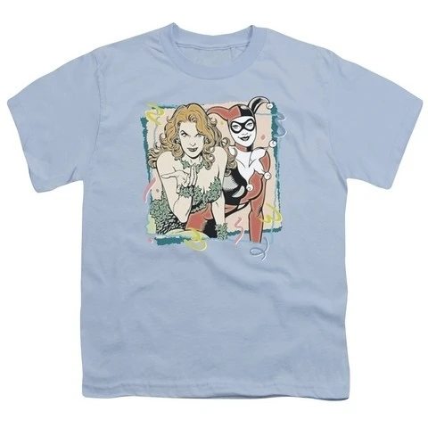 Trevco Dc-Totally Harvey & Ivy - Short Sleeve Youth 18-1 Tee - Light Blue Extra Large