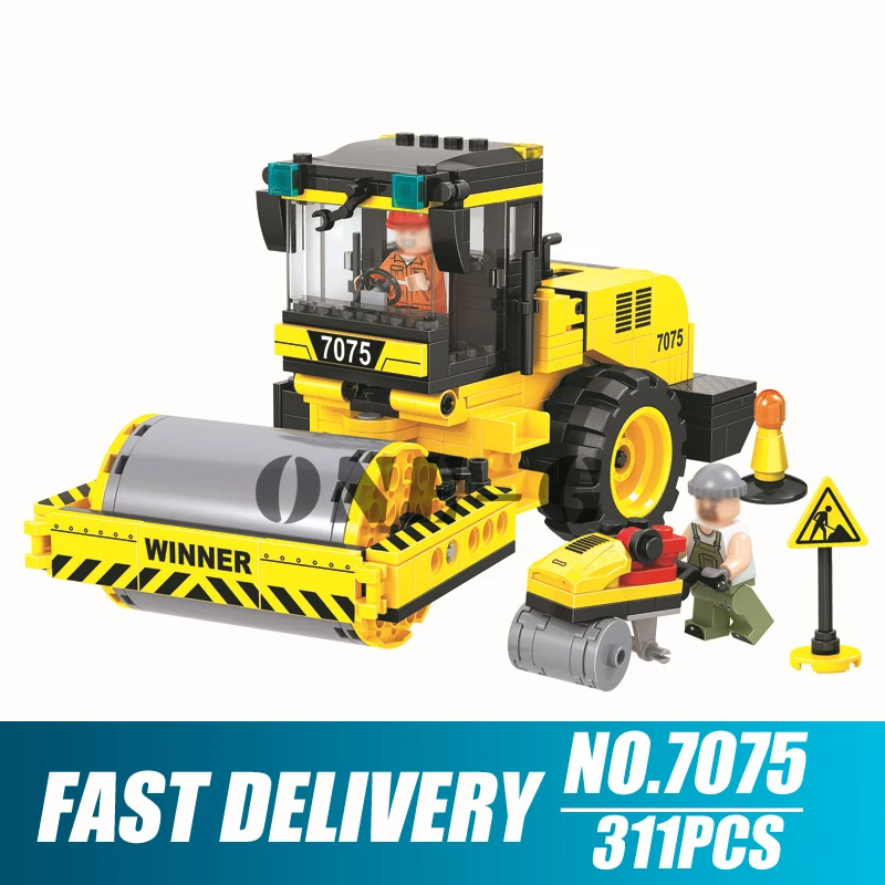 Building blocks 7075 Compatible with legoingly City Technic Series Engineering Construction Team Roller figures toy for children
Building blocks 7075 Compatible with legoingly City Technic Series Engineering Construction Team Roller figures toy for children