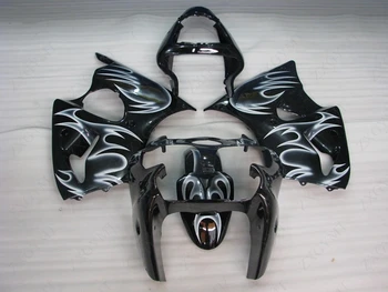 Fairings Ninja ZX-6r 2000 - 2002 Black Silvery Flame Fairing Ninja ZX-6r 02 Bodywork ZX6r 636 2002
Fairings Ninja ZX-6r 2000 - 2002 Black Silvery Flame Fairing Ninja ZX-6r 02 Bodywork ZX6r 636 2002