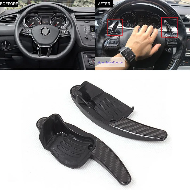 Pair Car Paddle Shift Extension Gear Shift Steering Wheel Extension Pedal Carbon Fiber For Volkswagen Golf 6 MK6 VI G TI R20
Pair Car Paddle Shift Extension Gear Shift Steering Wheel Extension Pedal Carbon Fiber For Volkswagen Golf 6 MK6 VI G TI R20