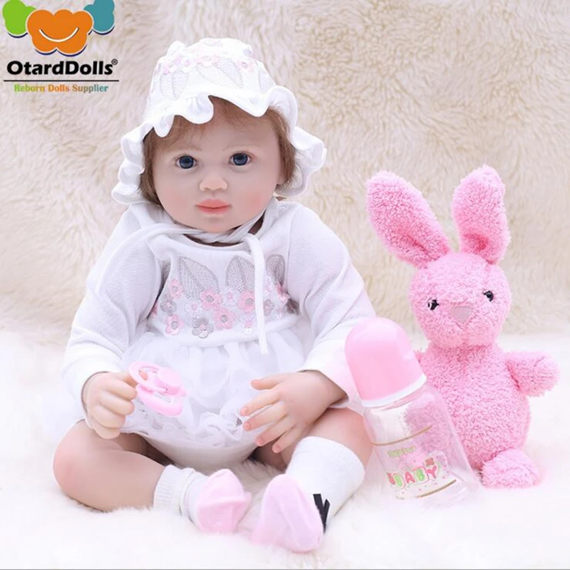 52cm/21inch Blue Eyes Lovely Girl Soft Silicone Reborn Babies Dolls Kids Lifelike Realistic Baby Dolls Toddler Birthday Gift
52cm/21inch Blue Eyes Lovely Girl Soft Silicone Reborn Babies Dolls Kids Lifelike Realistic Baby Dolls Toddler Birthday Gift