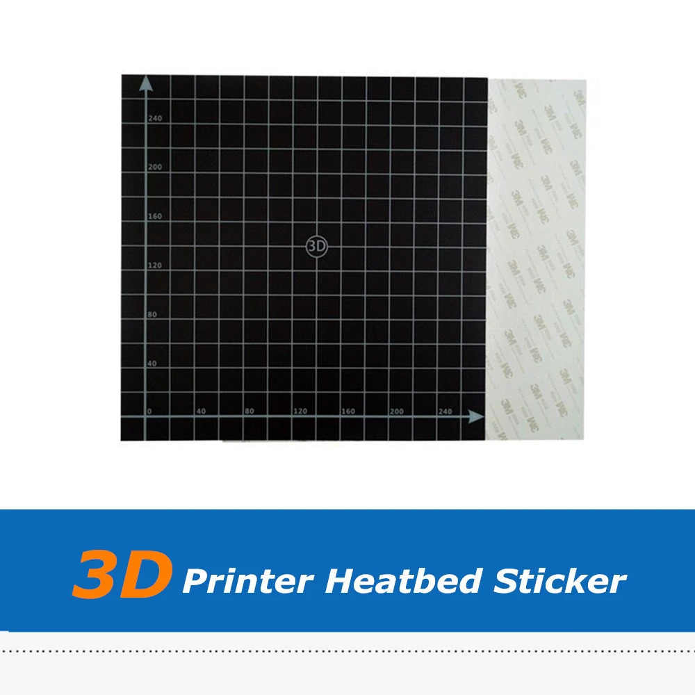 1pc 3D Printer Part Heat Hot Bed Sticker With 3M Tape 220mm 300mm Square Print Build Plate Tape
1pc 3D Printer Part Heat Hot Bed Sticker With 3M Tape 220mm 300mm Square Print Build Plate Tape