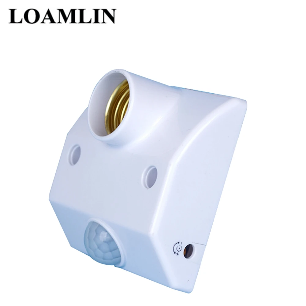 PIR Motion Sensor LED Lamp Base Bracket Human Body Sensor Lamp Holder With Light Control Switch Infrared Sensor Bulb Socket
PIR Motion Sensor LED Lamp Base Bracket Human Body Sensor Lamp Holder With Light Control Switch Infrared Sensor Bulb Socket
