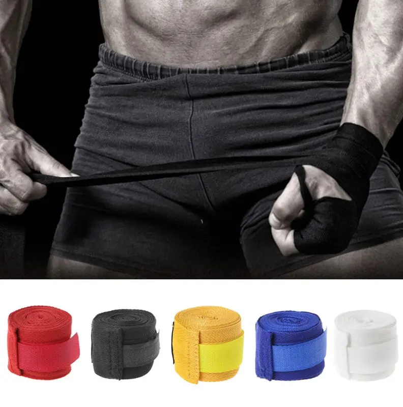 1 PC 2.5m Cotton Bandage Boxing Wrist Bandage Hand Wrap Combat Protect Boxing Kickboxing Muay Thai Handwraps Training Gloves
1 PC 2.5m Cotton Bandage Boxing Wrist Bandage Hand Wrap Combat Protect Boxing Kickboxing Muay Thai Handwraps Training Gloves