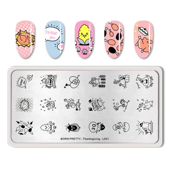 BORN PRETTY 12x 6cm Animal Pattern Rectangle Nail Stamping Template Thanksgiving Nail Art Stamping Plates Image Plate Nail Art
BORN PRETTY 12x 6cm Animal Pattern Rectangle Nail Stamping Template Thanksgiving Nail Art Stamping Plates Image Plate Nail Art
