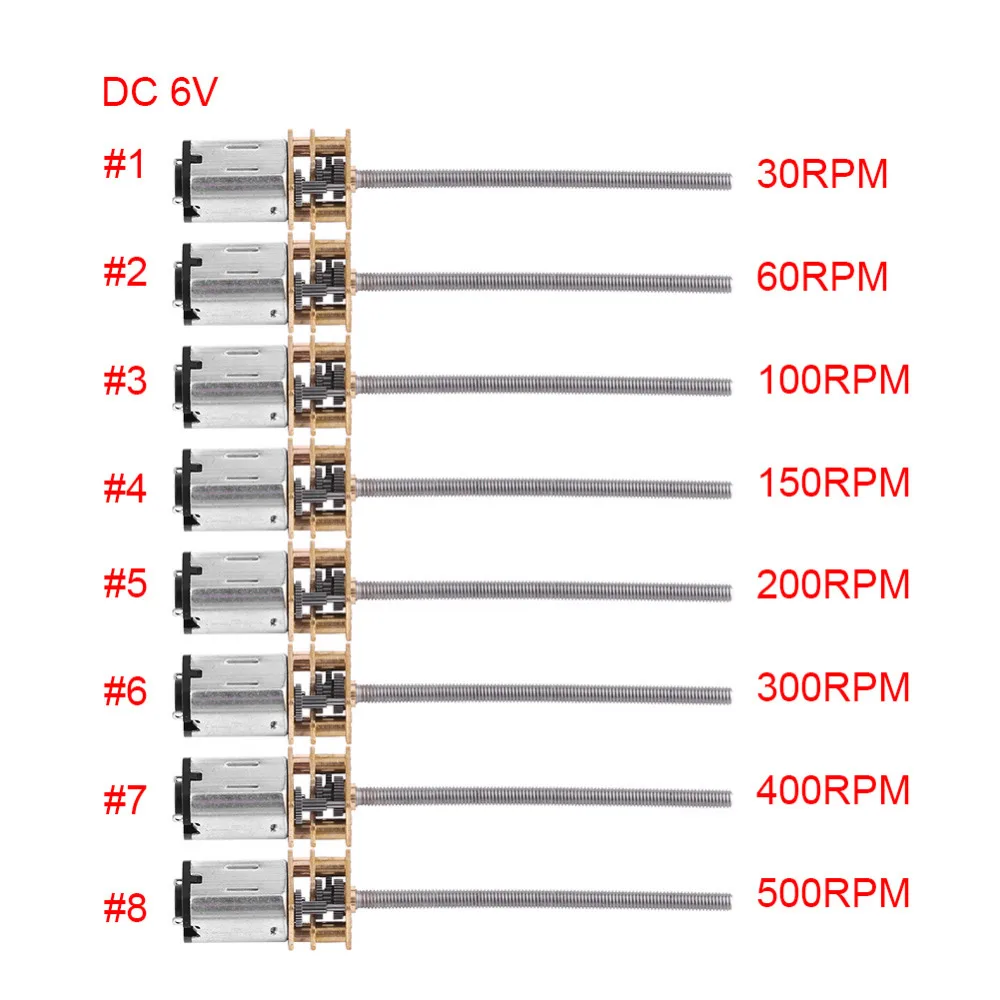 DC 6V 30RPM~500RPM Electric Gear Motor Mini Electrical Reduction Motor Gear Box Accessories
DC 6V 30RPM~500RPM Electric Gear Motor Mini Electrical Reduction Motor Gear Box Accessories