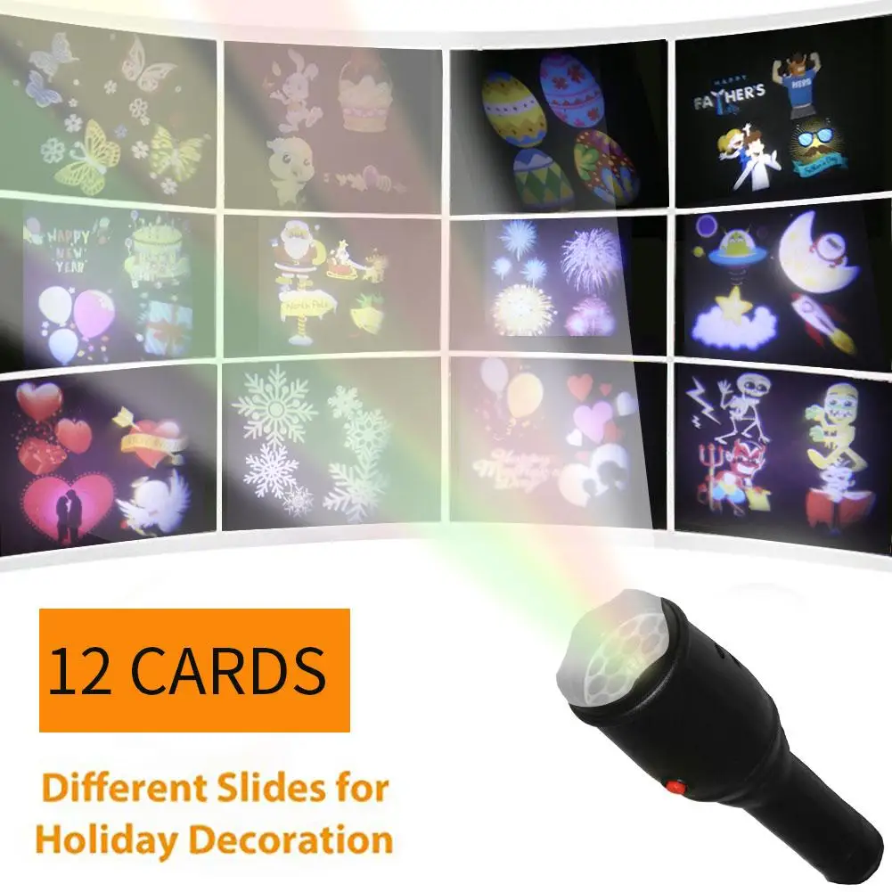 LED Lights Projector Handheld Flashlight with 12 Patterns Light Show Decoration for Christmas Easter Birthday Party
LED Lights Projector Handheld Flashlight with 12 Patterns Light Show Decoration for Christmas Easter Birthday Party