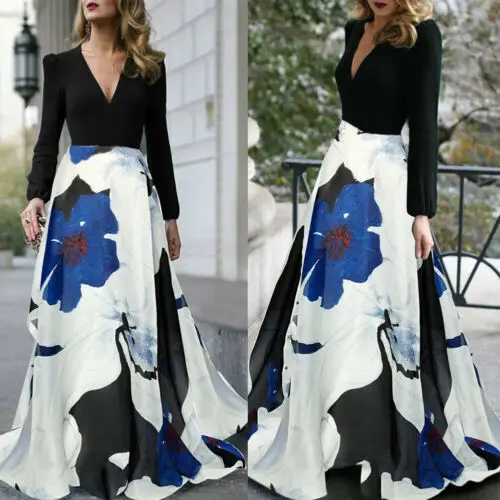 HIRIGIN Womens Maxi Boho Floral Summer Beach Long Slit Evening Party Photograph Sun Dress
HIRIGIN Womens Maxi Boho Floral Summer Beach Long Slit Evening Party Photograph Sun Dress