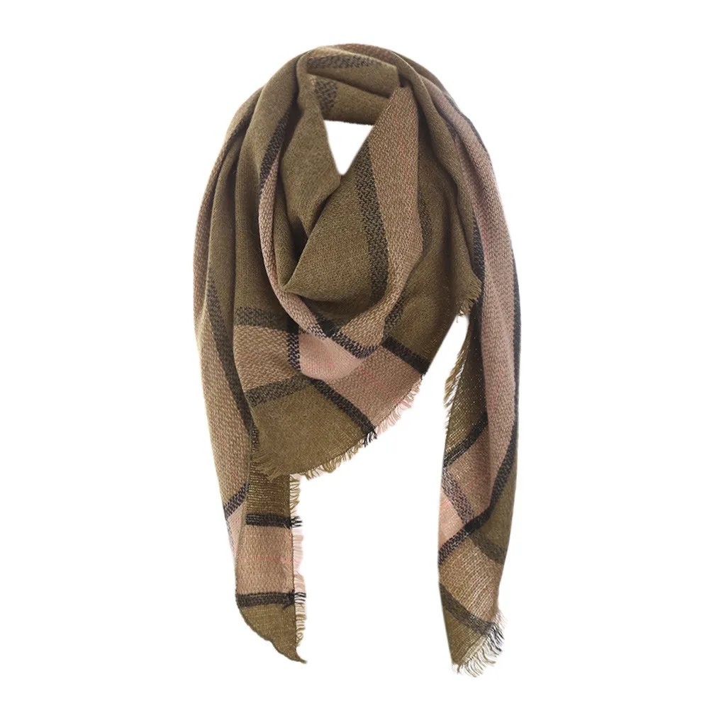 New Fashion High quality Scarf Women Tippet Winter Warm Long Wool Shawl Plaid Color Thread Printed Soft Neck plaid Scarf Nove13
New Fashion High quality Scarf Women Tippet Winter Warm Long Wool Shawl Plaid Color Thread Printed Soft Neck plaid Scarf Nove13