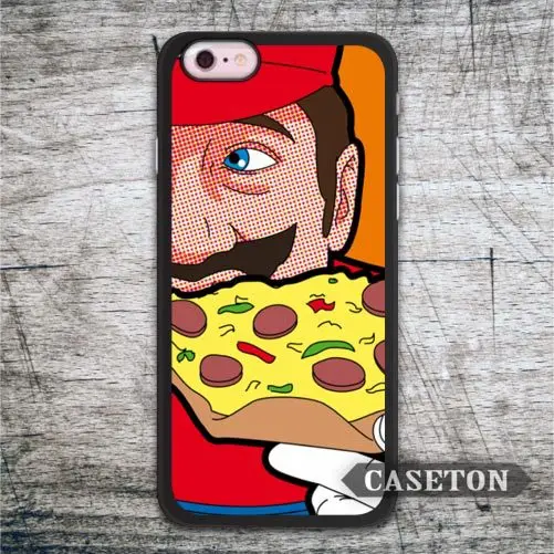 Mario Pizza Funny font b Case b font For font b iPhone b font 7 6