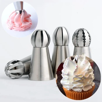 3pcs Russian Piping Nozzles Sphere Ball Icing Confectionary Pastry Tips Cake Cupcake Decorating Stainless Steel Baking Tools
3pcs Russian Piping Nozzles Sphere Ball Icing Confectionary Pastry Tips Cake Cupcake Decorating Stainless Steel Baking Tools
