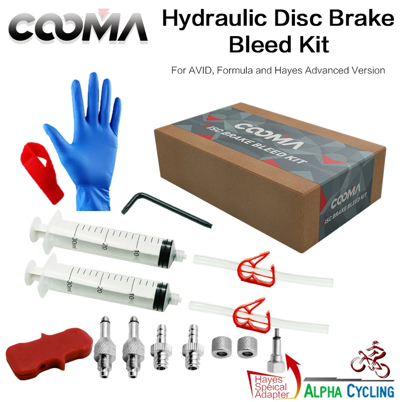 Bicycle hydraulic Disc Brake Bleed Kit tool For AVID ELIXIR JUICY CODE Formula and Hayes M5 Brake system, Advanced tool kit V1.2
Bicycle hydraulic Disc Brake Bleed Kit tool For AVID ELIXIR JUICY CODE Formula and Hayes M5 Brake system, Advanced tool kit V1.2
