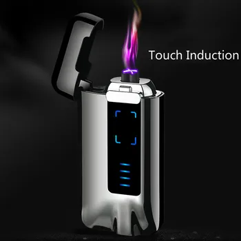 New Arrival Touch Induction Lighters USB Electric Cigarette Lighter Double Arc Windproof Tobacco Plasma Smoking Accessories
New Arrival Touch Induction Lighters USB Electric Cigarette Lighter Double Arc Windproof Tobacco Plasma Smoking Accessories