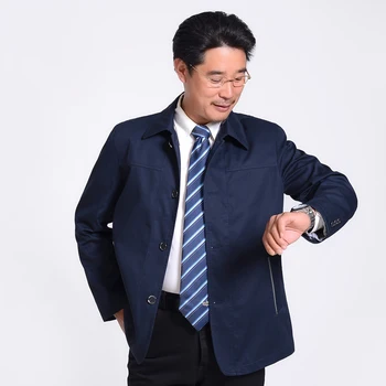 Chinese Style Middle Aged Men Casual Jackets Autumn Spring Man Turn Down Collar Button Front Coats Plus Size Lined Panel Jacket
Chinese Style Middle Aged Men Casual Jackets Autumn Spring Man Turn Down Collar Button Front Coats Plus Size Lined Panel Jacket