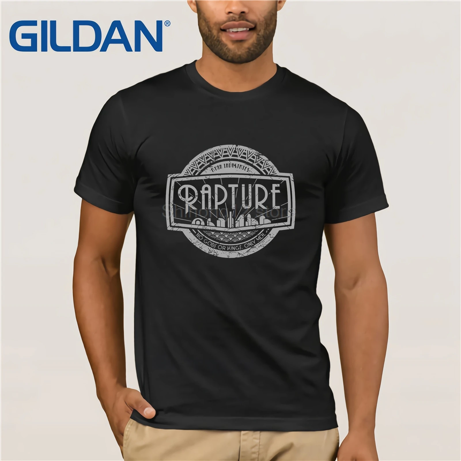 Gildan t shirt 2019 Fashion men t-shirt gildan Bioshock - Rapture (Silver) T-Shirt
Gildan t shirt 2019 Fashion men t-shirt gildan Bioshock - Rapture (Silver) T-Shirt