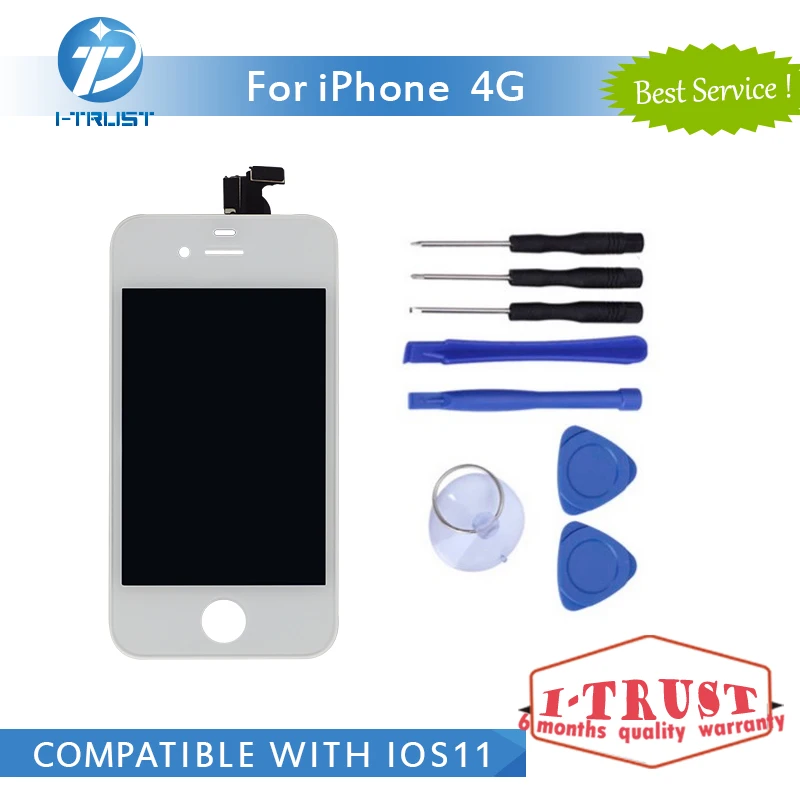 1pcs Grade AAA LCD Screen For iPhone 4 4G Replacement Display Touch Digitizer Screen Assembly Mobile Phone Parts & Tools White
1pcs Grade AAA LCD Screen For iPhone 4 4G Replacement Display Touch Digitizer Screen Assembly Mobile Phone Parts & Tools White