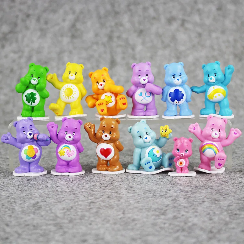 12pcs/lot 5cm Care Bears Rainbow Bear Model Toys Rainbow Bear with Bases Action Figures Toys Kids Collection Gifts Free Shipping
12pcs/lot 5cm Care Bears Rainbow Bear Model Toys Rainbow Bear with Bases Action Figures Toys Kids Collection Gifts Free Shipping