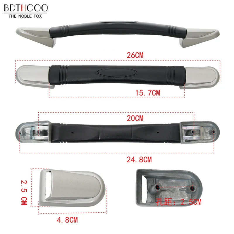 26cm Replacement suitcase handle for Luggage parts Accessories Zinc alloy Suitcase Parts Grip Spare Fix Holder Pull Carry Strap
26cm Replacement suitcase handle for Luggage parts Accessories Zinc alloy Suitcase Parts Grip Spare Fix Holder Pull Carry Strap