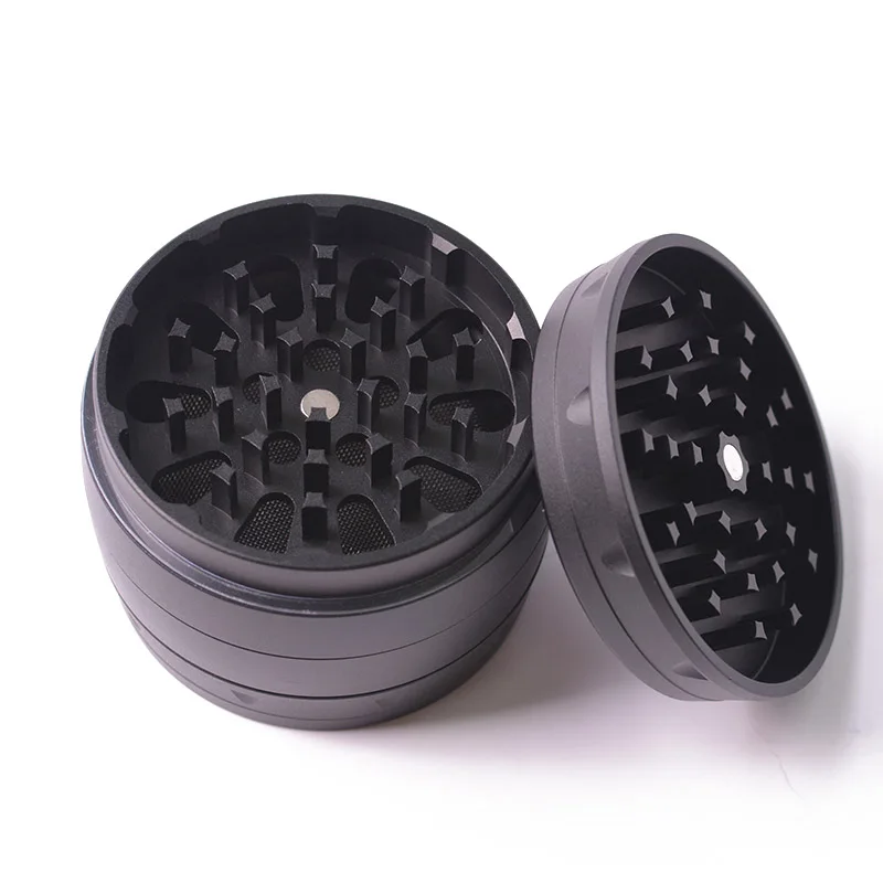 

high quality luxury new novelty premium super fine 4 pieces layer aircraft grade aluminum herb weed tobacco grinder