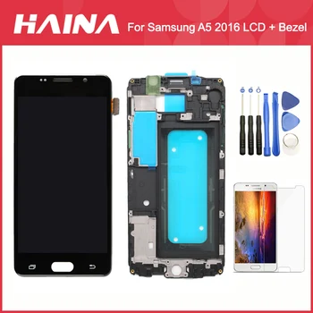 AAA Quality A5 2016 LCD For Samsung Galaxy A510 Display A510F A510M LCD Display Touch Screen Digitizer w/ Frame
AAA Quality A5 2016 LCD For Samsung Galaxy A510 Display A510F A510M LCD Display Touch Screen Digitizer w/ Frame
