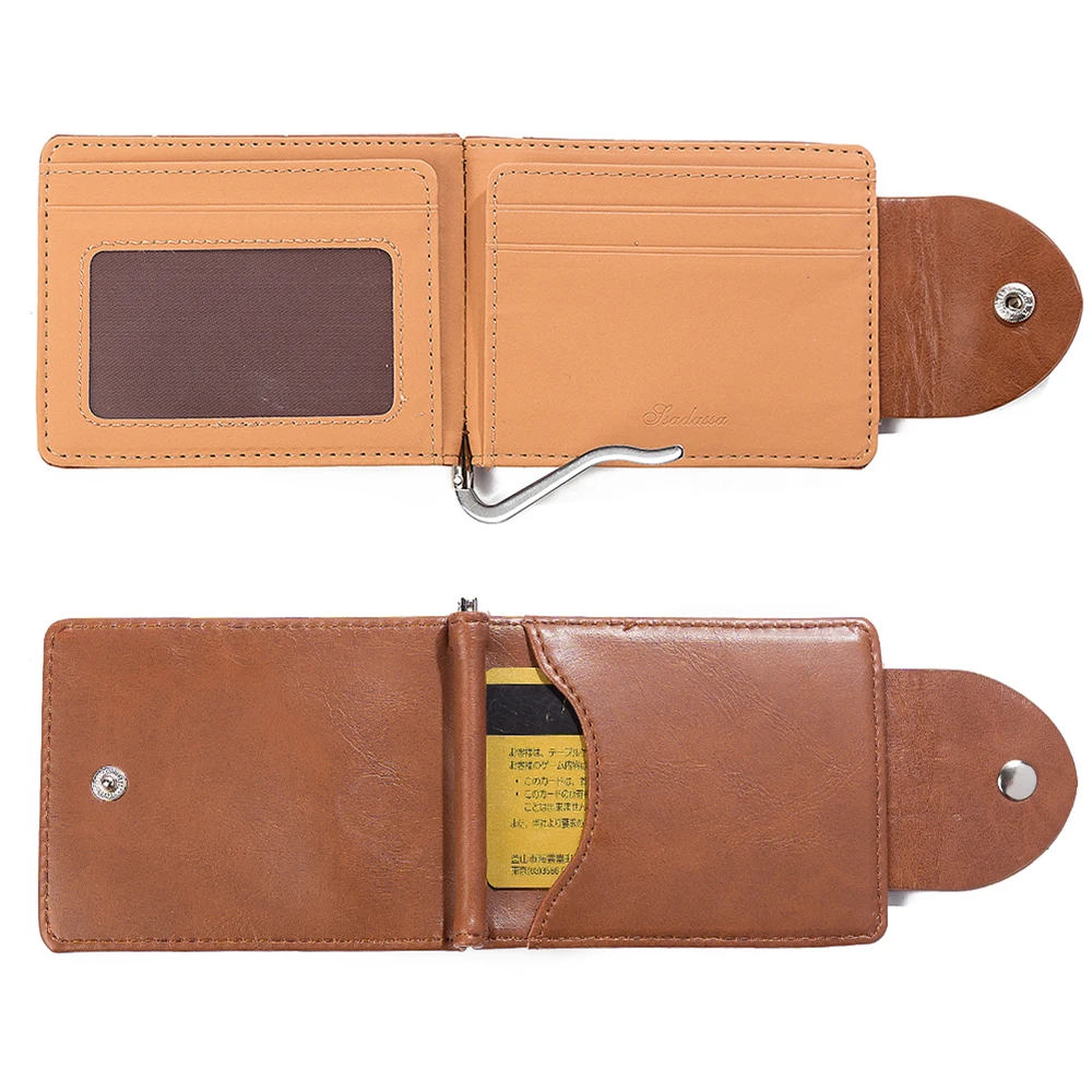 Mens Mini/Slim Leather Wallet Short Money Clip Wallet Minimalist Credit Card Case ID Holder for Man 2019
Mens Mini/Slim Leather Wallet Short Money Clip Wallet Minimalist Credit Card Case ID Holder for Man 2019