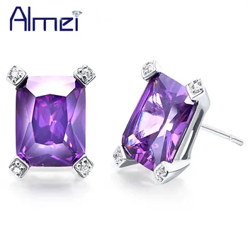 New Rectangle Purple/Blue Crystal Earrings for Women Silver Jewelry Accessories,Wedding Brincos de cristal prata Earings R264
New Rectangle Purple/Blue Crystal Earrings for Women Silver Jewelry Accessories,Wedding Brincos de cristal prata Earings R264