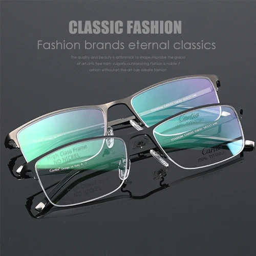 Carfia glasses frames 8102 Ultralight Titanium optical frame prescription eyewear for men oculos de grau reading myopia glasses
Carfia glasses frames 8102 Ultralight Titanium optical frame prescription eyewear for men oculos de grau reading myopia glasses