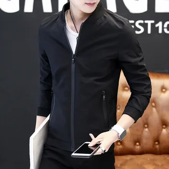 2017 New Casual Stand Collar Spring Jacket Men Fine Quality Slim Fit Veste Korean Hommes
2017 New Casual Stand Collar Spring Jacket Men Fine Quality Slim Fit Veste Korean Hommes